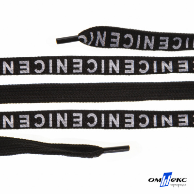 Шнурки #107-06, плоские 130 см, "СENICE" , цв.чёрный - купить в Майкопе. Цена: 23.03 руб.