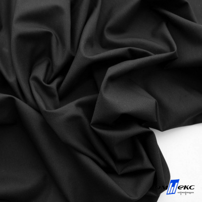 Ткань сорочечная Темза, 80%полиэстр 20%вискоза, 120 г/м2 ш.150 см, цв.черный - купить в Майкопе. Цена 269.93 руб.