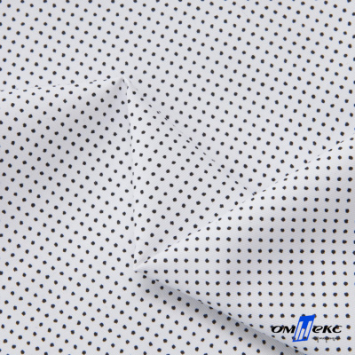 Ткань сорочечная Этна, 120 г/м2, 58% пэ,42% хл, (арт.112) принтованная, шир.150 см, горох - купить в Майкопе. Цена 356.25 руб.