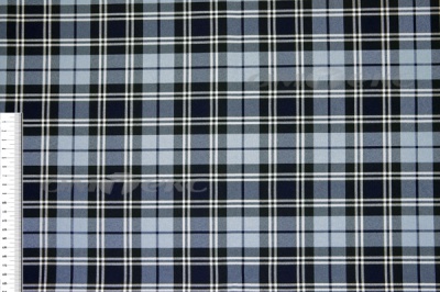 Ткань костюмная клетка Т7274 2004, 220 гр/м2, шир.150см, цвет т.синий/гол/бел - купить в Майкопе. Цена 