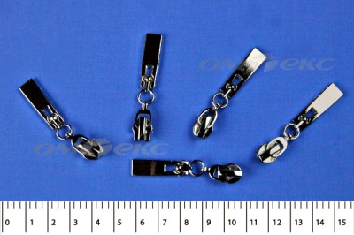 Слайдер декоративный, металлический №1/спираль Т7/никель - купить в Майкопе. Цена: 6.29 руб.