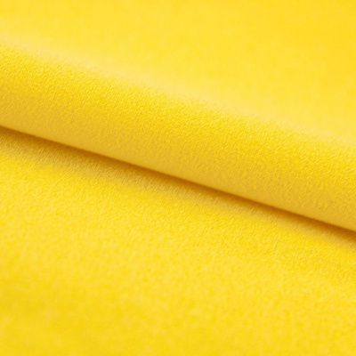 Креп стрейч Амузен 12-0752, 85 гр/м2, шир.150см, цвет жёлтый - купить в Майкопе. Цена 194.07 руб.