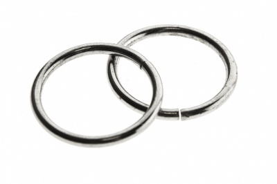 Кольцо металлическое d-15 мм, цв.-никель - купить в Майкопе. Цена: 2.45 руб.
