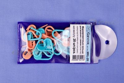 Кольцо маркировочное пластик МКL-12, 30 мм для вязания (12 шт) - купить в Майкопе. Цена: 119.89 руб.