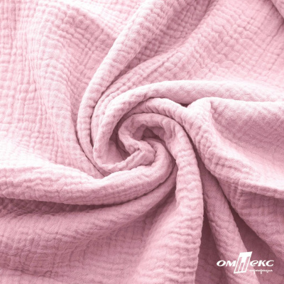 Ткань Муслин, 100% хлопок, 125 гр/м2, шир. 135 см   Цв. Розовый Кварц   - купить в Майкопе. Цена 337.25 руб.