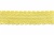 Тесьма кружевная 0621-1212А, шир. 45 мм/уп. 20+/-1 м, цвет 017-жёлтый - купить в Майкопе. Цена: 1 033.32 руб.