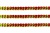 Пайетки "ОмТекс" на нитях, CREAM, 6 мм С / упак.73+/-1м, цв. 96 - красный - купить в Майкопе. Цена: 484.77 руб.