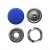 Кнопка рубашечная (закрытая) 9,5мм - эмаль, цв.168 - голубой - купить в Майкопе. Цена: 4.77 руб.