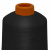 Нитки текстурированные кручёные, намот. 15 000 м, цвет чёрный - купить в Майкопе. Цена: 237.24 руб.