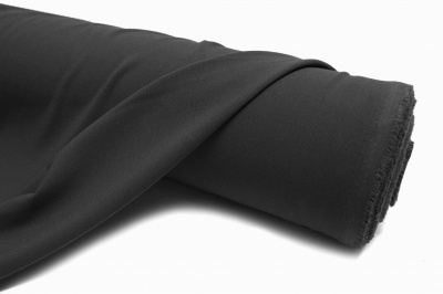 Костюмная ткань с вискозой "Бриджит", 210 гр/м2, шир.150см, цвет чёрный - купить в Майкопе. Цена 570.73 руб.