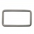Рамка металлическая прямоугольная, 40 х 15 мм- тём.никель - купить в Майкопе. Цена: 4.60 руб.