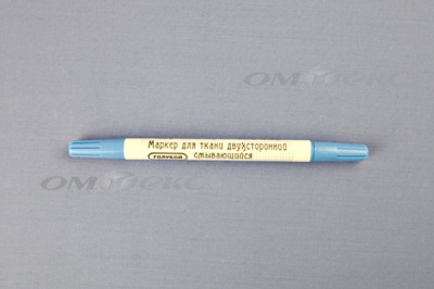 Маркер двухсторонний смывающийся для ткани RA-002 голубой - купить в Майкопе. Цена: 207.84 руб.
