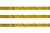 Пайетки "ОмТекс" на нитях, SILVER SHINING, 6 мм F / упак.91+/-1м, цв. 48 - золото - купить в Майкопе. Цена: 356.19 руб.