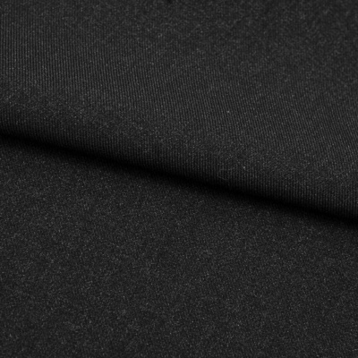 Ткань костюмная 24880 2022, 220 гр/м2, шир.150см, цвет чёрный - купить в Майкопе. Цена 451 руб.