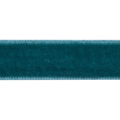 Лента бархатная нейлон, шир.12 мм, (упак. 45,7м), цв.65-изумруд - купить в Майкопе. Цена: 392 руб.