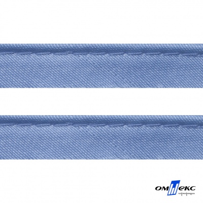Кант атласный 126, шир. 12 мм (в упак. 65,8 м), цвет голубой - купить в Майкопе. Цена: 237.16 руб.