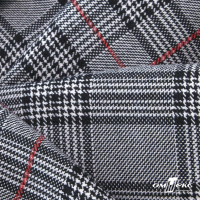 Ткань костюмная "Клер" 80% P, 16% R, 4% S, 200 г/м2, шир.150 см,#10 цв-серый/красный - купить в Майкопе. Цена 412.02 руб.