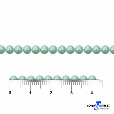 0404-5146G-Полубусины пластиковые круглые "ОмТекс", 4 мм, (уп.50гр=2500+/-10шт), цв.086-бл.бирюза - купить в Майкопе. Цена: 63.50 руб.