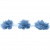 Тесьма плетеная "Рюш", упак. 9,14 м, цвет голубой - купить в Майкопе. Цена: 45.87 руб.