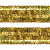 Тесьма с пайетками D16, шир. 20 мм/уп. 25+/-1 м, цвет золото - купить в Майкопе. Цена: 786.13 руб.