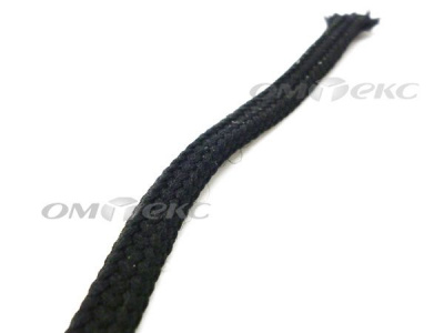 Шнурки т.3 200 см черн - купить в Майкопе. Цена: 21.69 руб.
