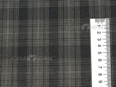 Ткань костюмная клетка 25235 2004, 185 гр/м2, шир.150см, цвет серый/бел - купить в Майкопе. Цена 