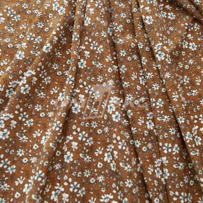 Плательная ткань "Фламенко" 11.1, 80 гр/м2, шир.150 см, принт растительный - купить в Майкопе. Цена 239.03 руб.