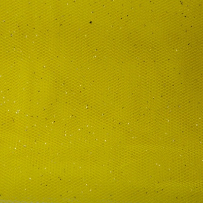 Сетка Глиттер, 24 г/м2, шир.145 см., желтый - купить в Майкопе. Цена 117.24 руб.